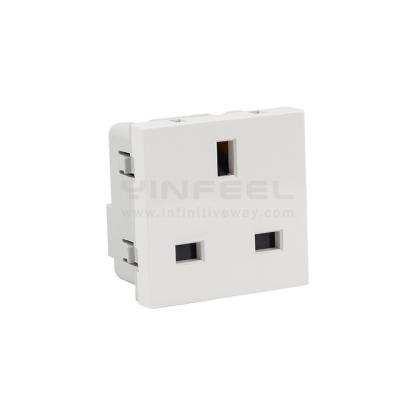 China Commercial/industrial/hospital/no. Residential British Socket Module Model IF-BSS-B-45 for sale