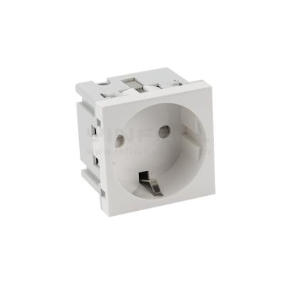 China Commercial/industrial/hospital/no. German Residential Schuko Socket Module Model IF-DES-B-45 for sale