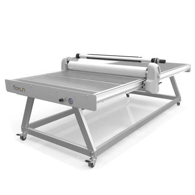 China Easily Operated W FY1325 Flatbed Roller Laminator Machine F1300mm Wide Format Manual Roller Laminator Machine for sale