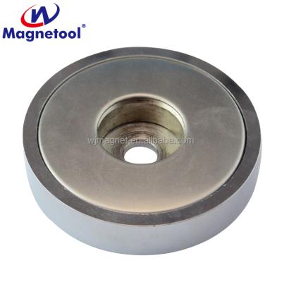 China Strong industrial magnet rare earth pot magnet ndfeb neodymium cup magnet for sale