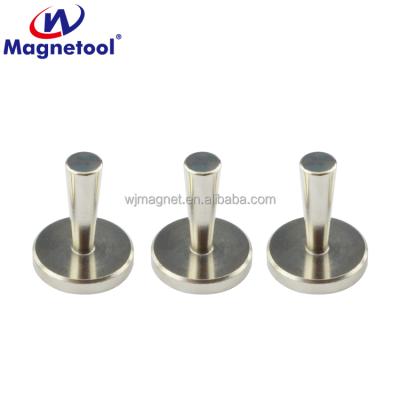 China Industrial Magnet Neodymium Push Pin Magnet Base Strong Signaling Permanent Magnet for sale