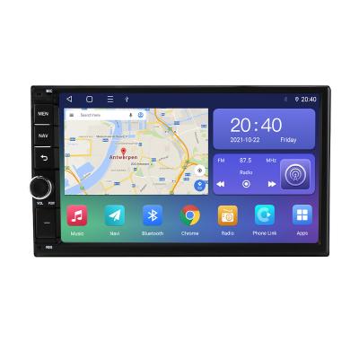 China GPS Carnova 7 Inch 2 Din Car GPS Navigation Android 10 Octa Core 3GB+32GB Universal for sale