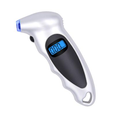 China Portable LCD Display Light ABS Digital LED Gauge Universal Tire Air Pressure Gauge Tester for sale