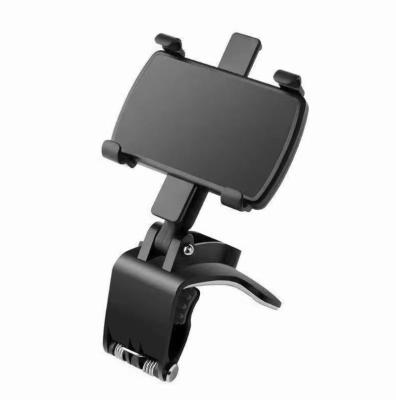 China Adjustable Car Phone Mount 360 Degree Rotation Dash Cell Phone Holder Car Clip Mount Holder Suitable for 4-7 inch Smartphones for sale