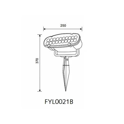 China Garden Factory landscape light hot sale 2700-6500K multi-color optional outdoor waterproof courtyard plug-in for sale