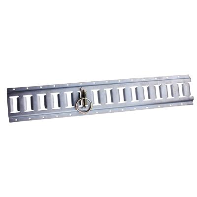 China Carton Check Van Accessory Horizontal Steel Interior E Track For Cargo Check for sale