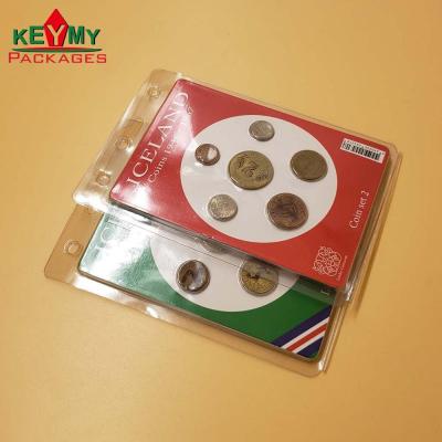 China recyclable & Eco Friendly PVC/PET Blister Clamshell Package For Coil Souvenir for sale