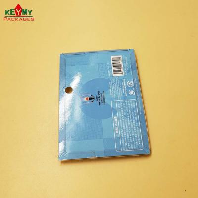 China recyclable & Eco Friendly 4 Sides Folded Slide Blister Pack With Paper Card For Fridge Magnet for sale