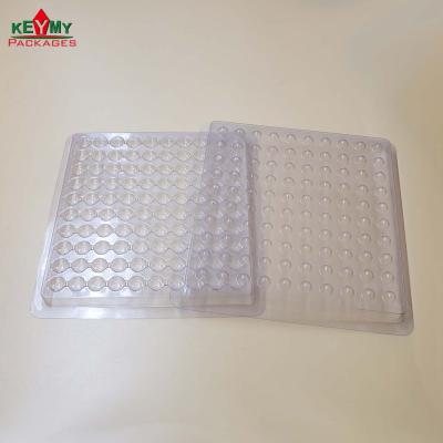 China recyclable & Eco Friendly Customize PET / PVC Trays With Lids For Shenzhen Lens Transport for sale