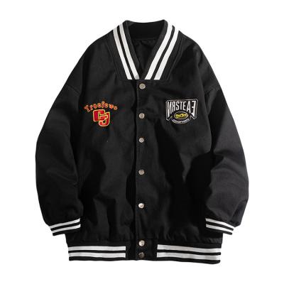 China Bomber Embroidery Breathable Baseball Plus Size Mens Jackets for sale