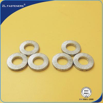 China High Tensile Nord Lock Washer , Nord Lock Din 25201 Dacromet Finish for sale