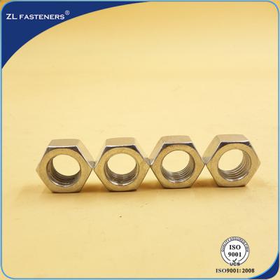 China DIN934 Zinc Plated  Steel Hex Nut Grade 4.8 Plain Finish For Car Parts for sale