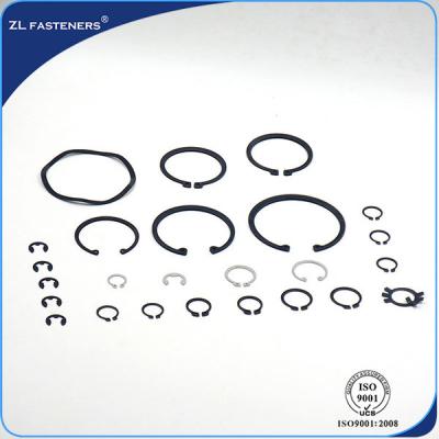 China DIN471 DIN472 High Tensile Washer Shaft Retaining Rings External Circlips for sale