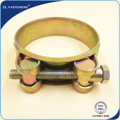 China Heavy Duty Stainless Steel Hose Clamps T Bolt Hose Clamps Single / Double Bolts for sale