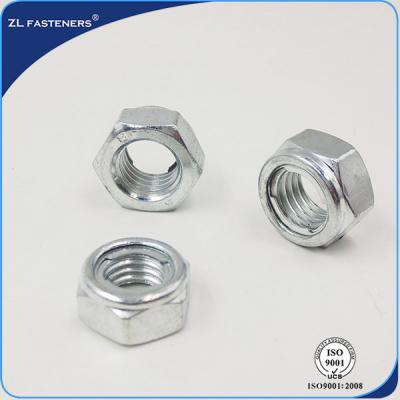 Κίνα Επαγγελματικό γαλβανισμένο M6-M33 locknut δεκαεξαδικού, DIN 980 φυσικό χρώμα καρυδιών προς πώληση