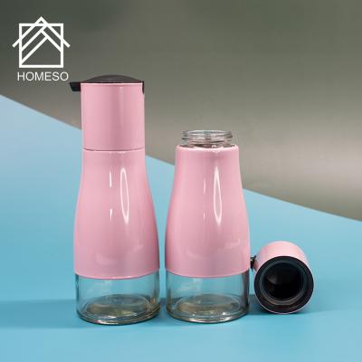 China Hot Selling Sealed Glass Jar Stocked Food Safety Glass Storage Spice Jar With Metal Cap for sale