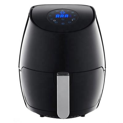 China Healthy Way For Oil Free Frying And 80% Less Fat Round 2.6L General Electric Mini Hot Multi Oil Free Deep Fryer With Touch Screen Display for sale