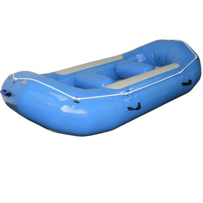 China 2019 10ft New Design Very Light Weight Small Mini PVC Fishing Boat White Water Material Raft for sale