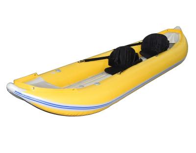 China Whitewater New Design 2 Person Two Seat Self Bailing White Water Inflatable Cute Kayak for sale