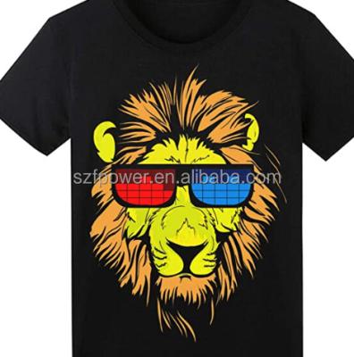 China Soft LED T-shirt EDM Apparel High Quality Panel Led T-shirt T-shirt Led Tee Shirt Led, Led Shirt, Light Up Shirt 11 for sale