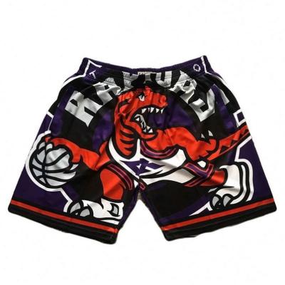 China Antibacterial Customize 2021 Black White Purple Raptors Mens New Arrival Various Basketball Pants for sale