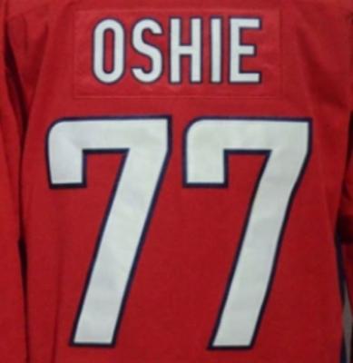 China Shirts & Red TJ Quality Quilted Tank Top Customized Over Oshie #77 Best for sale