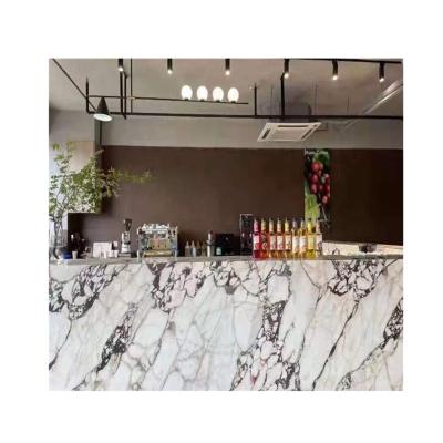 China Contemporary polished slabs calacatta alto purple marble for kitchen countertops and bathroom tiles for sale