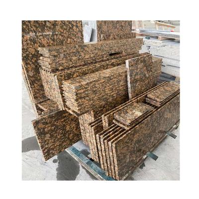 China New traditional popular quarry giallo veneziano fiorito gold granite tiles for exterior and interior decoration for sale