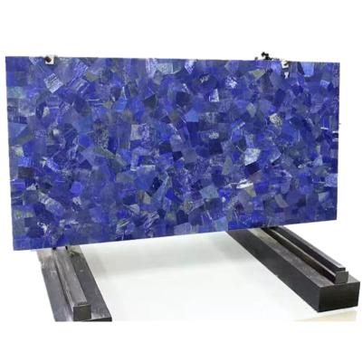 China modern polished blue lapis lazuli slab price for sale