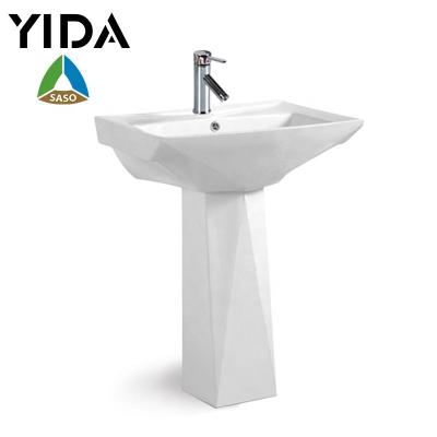 China China Manufacture Bathroom Cabinet Wash Basin Freestanding Ceramic Sink for sale