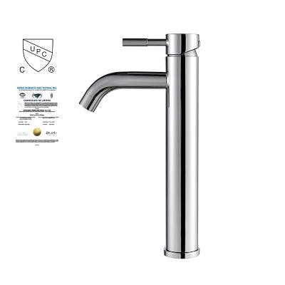 China High Metered Faucets CUPC Stainless Steel Basin Faucet, Toilet Basin Mixer Taps Bathroom Faucets And Mixers for sale