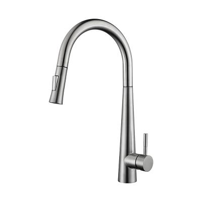 China Metered Pull-Down Faucets 304 Stainless Steel Spout Sprayer Faucet, Factory Wholesale CUPC Approved Kitchen Faucets Gourmet Faucet for sale