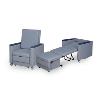 China RC-H229 Contemporary Hospital Accompany Medica Chair Extended Bed for sale