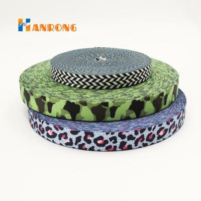 China Factory Price Sublimation Transfer Webbing Viable Tape With Custom Printing Belt for sale