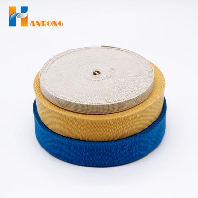 China Custom made pure color polyester cotton seat belt webbing workable with competitive price for sale