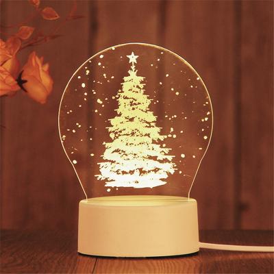 China Modern Warm Sale 3D Illusion Night Light 7 Colors Remote Control 3D Lamp For Party Bedroom for sale