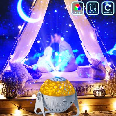 China Modern Christmas Bedroom Night Light Music Starry Sky Led Projector Light Star Projector Lights For Baby Kids for sale