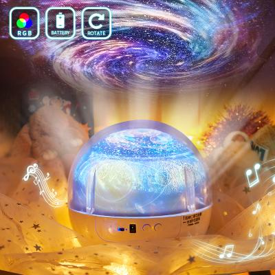 China Modern Stars and Sky Color Changing Night Lights Colorful Changing Bedroom Projector Light Star Night Light for sale