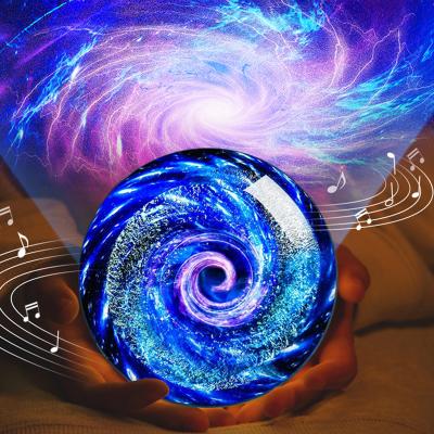 China 2021 Hot Modern 360 Amazon Music Night Light Star Light Projector Rotating Bluetooth Led Projection Lamp for sale