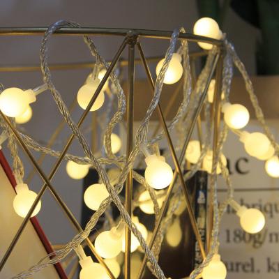 China Custom 6M Round Small Batteries Led String Christmas Light Fairy Decor Light Battery Operated Led Light For Indoor And Outdoor for sale