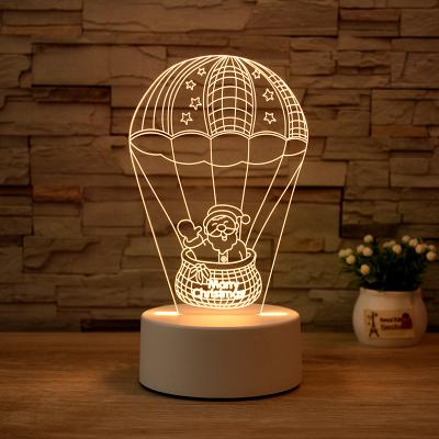 China Contemporary Creative 3d Night Lights For Kids Warm Button Light Switch Lamp Anime Animal Lamps Led Night Light for sale