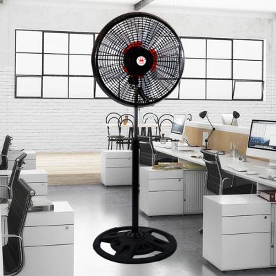 China STAND FAN 18 Inch High Power 110v Or 220v Pedestal Standing Fans Pole Adjustable Plastic Stand Fan for sale