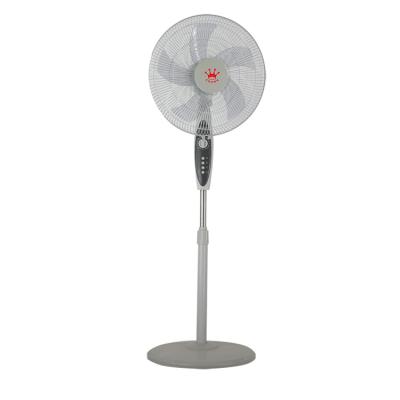 China SUPPORT FAN 110V 220V Mechanical Control Type Air Cooling Hand Held Fan With 5 Flat Blades for sale