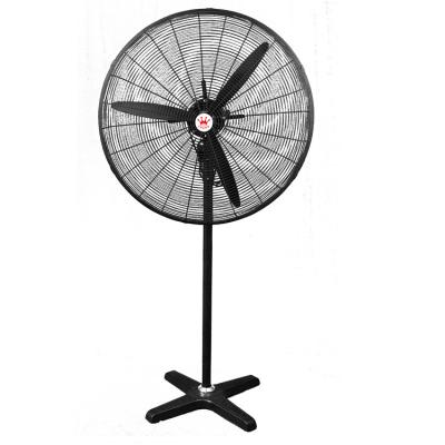 China Lower Noise Manufacturer Factory 26 Inch Electric Industrial Stand Fan With 3 Aluminum Blades for sale