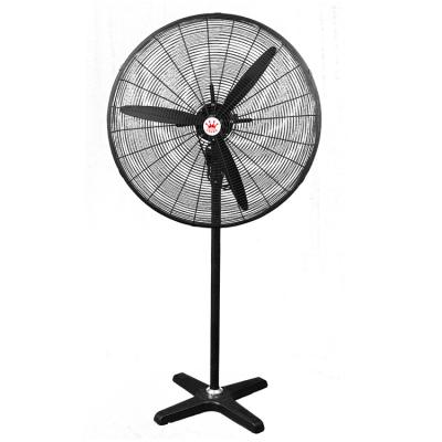 China Factory direct high quality 150W motor power air cooling standing fan lower noise with heavy cross base for sale