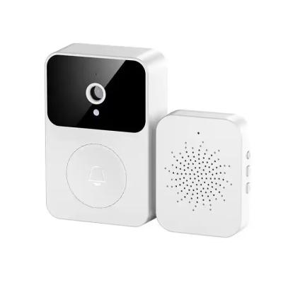 China 2023 Night Vision Ring Doorbell HD Camera Wireless Female Wireless Smart Voice Change Male Wifi Voice Security With Camera Intercom for sale