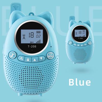 China ABS+PC Pink / Blue Kids Wireless Radio Walkie Talkies Toys Long Range Hot Selling Walkie Talkies for sale