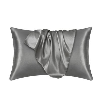 China Customized Satin Pillow Cover Anti-static Hot Selling Satin Pillow Cover Standard Silk Set of 2 for sale