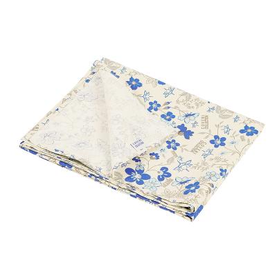 China Non-disposable modern floral printed outdoor tea table kitchen tablecloth. for sale