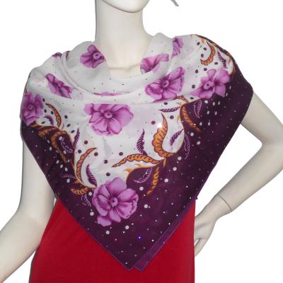 China Feature: Anti-Static Printed High Fashion Customized Turkish Polyester Scarves For Promotion for sale